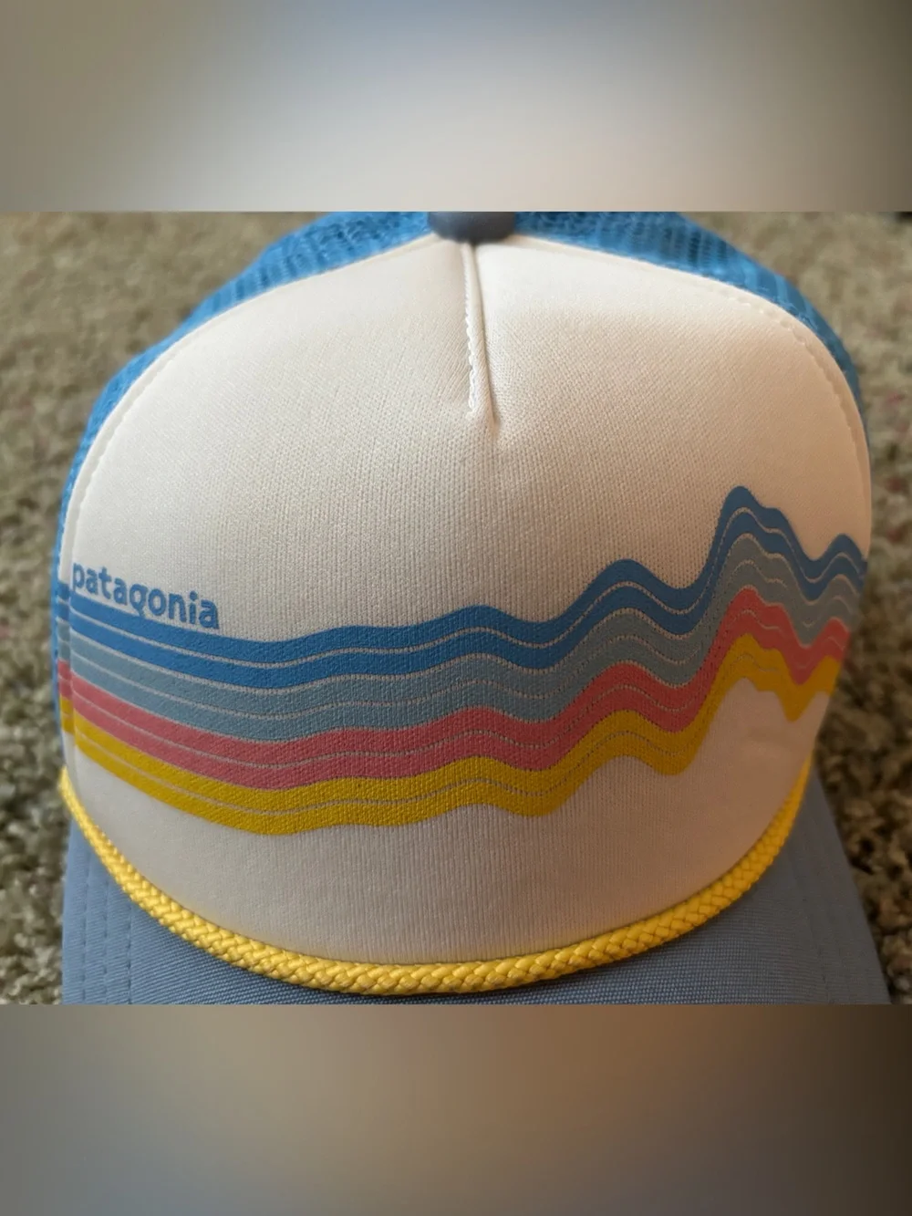Patagonia Kids Interstate Adjustable Hat - Ridge Rise Stripe OS NWT
